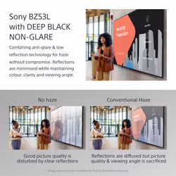 Sony BRAVIA FW-98BZ53L 4K HDR Full Array LED Professional display,780 cd/m2, Deep Black Non-Glare 47% Haze, 24/7 & 5 years PrimeSupport - Additional view 2