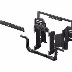 TV Wall-Mount Bracket with swivel function for easy viewing. guides for keeping cables neatly. and compatibility with separat ...