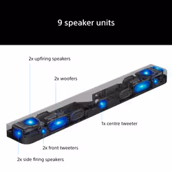 Sony U.K. HTA7100.CEK soundbar speaker Black 1.0 channels - Additional view 5