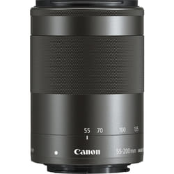 Canon EF-M 55-200mm f/4.5-6.3 IS STM Lens – Graphite