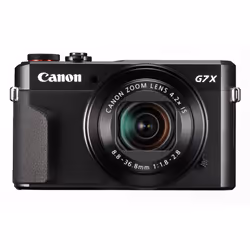 Canon PowerShot G7X Mark II, 20.1 MP, 5472 x 3648 pixels, CMOS, 4.2x, Full HD, Black