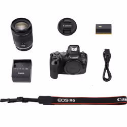 Canon EOS R6 + RF 24-105mm F4-7.1 IS STM MILC 20.1 MP CMOS 5472 x 3648 pixels Black - Additional view 8