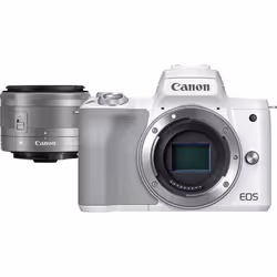 Canon EOS M50 Mark II + M15-45 S EU26 MILC 24.1 MP CMOS 6000 x 4000 pixels White