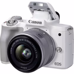 Canon EOS M50 Mark II + M15-45 S EU26 MILC 24.1 MP CMOS 6000 x 4000 pixels White - Additional view 5