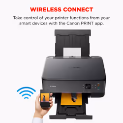 Canon PIXMA TS5350i Wireless Colour 3-in-One Inkjet Photo Printer, Black - Additional view 5