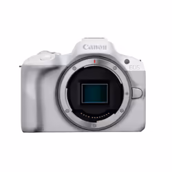 Canon EOS R50, White + RF-S 18-45mm F4.5-6.3 IS STM Kit, 24.2 MP, 6000 x 4000 pixels, CMOS, 4K Ultra HD, Touchscreen, White