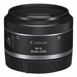 Canon RF-S 7.8mm F4 STM DUAL MILC Stereoscopic lens Black