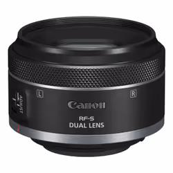 Canon RF-S 7.8mm F4 STM DUAL MILC Stereoscopic lens Black