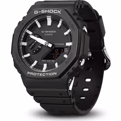 Casio GA-2100-1AER G-Shock Carbon Core Octagon Series Watch -Black