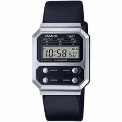 Casio VINTAGE EDGY A100WEL-1AEF Mens Wristwatch With Alarm