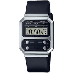Casio VINTAGE EDGY A100WEL-1AEF Mens Wristwatch With Alarm