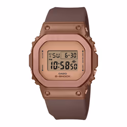 Casio G-Shock GM-S5600BR-5, Female, Resin, Mineral, CR1616, 2 year(s), 43.8 mm