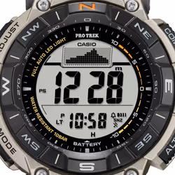 Casio PRO TREK PRG-340T-7 watch Bracelet watch Male Quartz solar Grey Black, Grey - Additional view 8