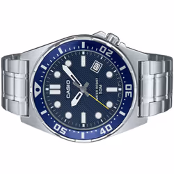 Casio Standard Analog Stainless Steel Blue Dial Quartz MTD-135D-2AV Men's Watch