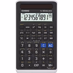 Casio FX-82Solar II, Pocket, Scientific, 1 lines, Solar, Black