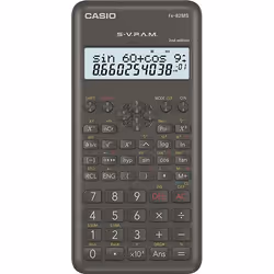 Casio FX-82MS-2, Pocket, Scientific, 10 digits, 2 lines, Battery, Black