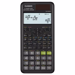 Casio FX-87DE Plus 2nd edition, Pocket, Scientific, 12 digits, 10 lines, Battery/Solar, Black