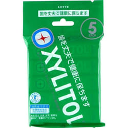 Lotte Xylitol Gum Lime Mint Grain Type 21g (14 Grains) 5 Packfood For Specified Health Useâ Recogni Food For Specified Health Useâ Recognized By T