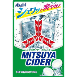 Asahi MITSUYA CIDER TABLET (sachet) 25gCharacteristics: This tablet is designed to have the taste Characteristics: This tablet is designed to have t