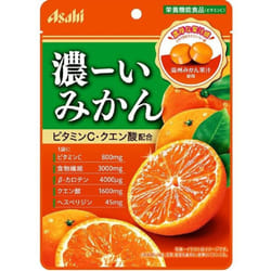 Asahi Dark mikan 84g Dark-tasting candy made from the juice of Onshu mandarin oranges.Dark-tasting Dark-tasting candy made from the juice of Onshu man