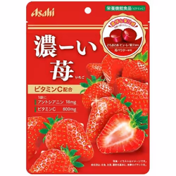 Asahi Dark strawberry 84gDark-tasting candy: Tochiotome fruit juice, strawberry powder, and Tochiot Dark-tasting candy: Tochi ...