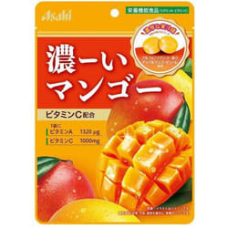 Asahi 80g thick mango Characteristics Alphonso mango juice and apple mango puree are used.Character Characteristics Alphonso mango juice and apple man