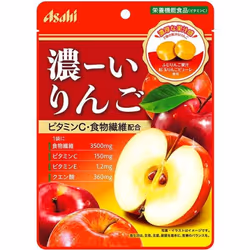 Asahi thick apple 80gCharacteristicsThis candy features a rich flavor made from two types of apples CharacteristicsThis candy ...
