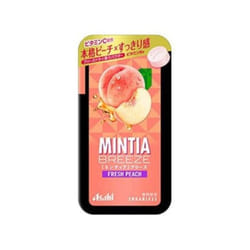Asahi Mintia Breeze Fresh Peach 30 grains Product FeaturesLarge tablets with a fresh peach flavor.P Product FeaturesLarge tablets with a fresh peach f
