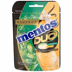 Kracie Mentos Duo Melon Soda & Vanilla 45grefreshing And Refreshing With The Harmony Of Two Flavors Refreshing And Refreshing ...