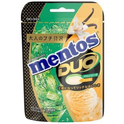Kracie Mentos Duo Melon Soda & Vanilla 45grefreshing And Refreshing With The Harmony Of Two Flavors Refreshing And Refreshing With The Harmony Of