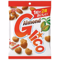 Glico Almond Glycos in a bag 76gThis caramel is kneaded with crushed California almonds for a savor This caramel is kneaded w ...