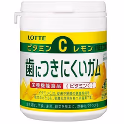 LOTTE Gum that does not stick to teeth Lemon bottle 138gThis food with nutrient function claims g This food with nutrient fun ...