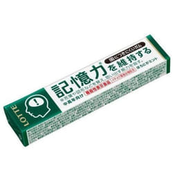 LOTTE Gum Gum that does not stick to teeth, memory-keeping type, 14 grainsFunctional food containin Functional food containing Ginkgo biloba extract.
