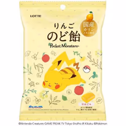 LOTTE Pokemon Apple Throat Lozenges - Bag 75gCharacteristicsPokemon throat lozenges containing Japa CharacteristicsPokemon th ...