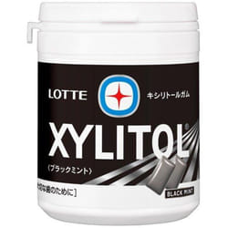 LOTTE Lotte Xylitol Gum Black Mint Family Bottle 133gA xylitol gum with a pleasant and lasting st A xylitol gum with a pleasant and lasting stimulat