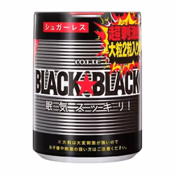 LOTTE Black Black Grain One-push Bottle 133g Super Stimulating!Super Stimulating! Super Stimulating!