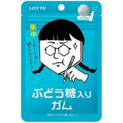 LOTTE Gum with glucose 18g FeaturesChew and switch on when you want to concentrate.FeaturesChew and FeaturesChew and switch on when you want to concen