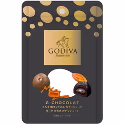 GODIVA Godiva G Chocolat 4pcs (Salted Caramel/Dark)An assortment of milk salted caramel ganache acc An assortment of milk sal ...