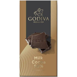 GODIVA Godiva tablet milk cocoa 50% 50gThis milk chocolate tablet melts smoothly with the taste of This milk chocolate tablet melts smoothly with the
