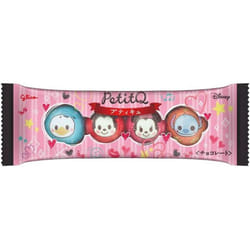 Glico PetitQ 30gCute round My Chocolate - Each piece is designed with a cute Disney character deforme Cute round My Chocolate - Each piece is designed
