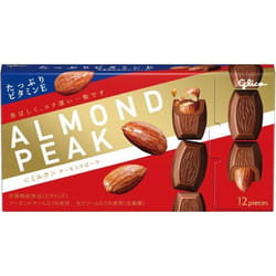 Glico Almond Peak Milk 12 grainsRich in Vitamin E. Carefully caramelized almonds are wrapped in c Rich in Vitamin E. Carefully caramelized almonds are