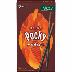 Glico Pocky Cacao 60% 2 bagsPocky is a musical instrument Campaign- 60% cacao, the most bitter caca Pocky is a musical instru ...