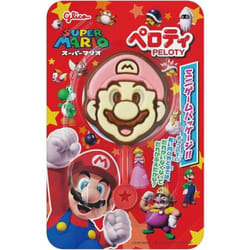 Glico Peloti Super Mario 20gStick chocolate in the shape of Mario - Combination of strawberry choco Stick chocolate in the shape of Mario - Combinatio