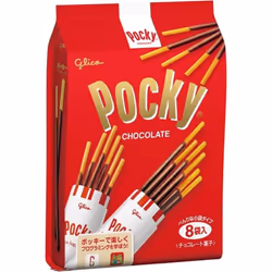 Glico Pocky Chocolate 8 bagsEasy-to-divide, individually wrapped family packs - Lightly baked pretz Easy-to-divide, individua ...