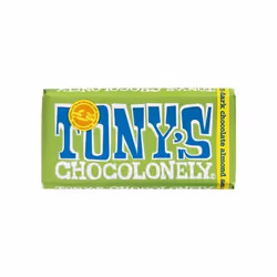 Tony's Chocolonely Dark Chocolate Almond Sea Salt 180gCharacteristicsThis dark chocolate, which con CharacteristicsThis dark ...