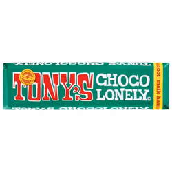 Tony's Chocolonely Chocolate Hazelnut 47gYou can enjoy the texture of the hazelnuts in the product. You can enjoy the texture ...