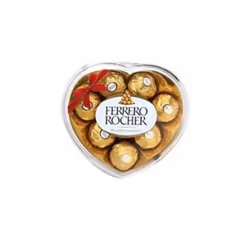 Ferrero. Rocher Heart T-8 100gFeatures heart-shaped with 8 rochette pieces, ideal as a gift for a l Features heart-shaped wit ...
