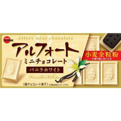 Bourbon Alfort Mini Chocolate Vanilla White 12 piecesCharacteristics: A combination of vanilla-scen Characteristics: A combination of vanilla-scented