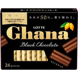 lotte Ghana Black Excellent 119g Chocolate