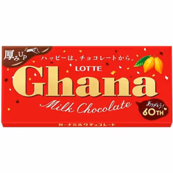 lotte Ghana Milk 50g Chocolate